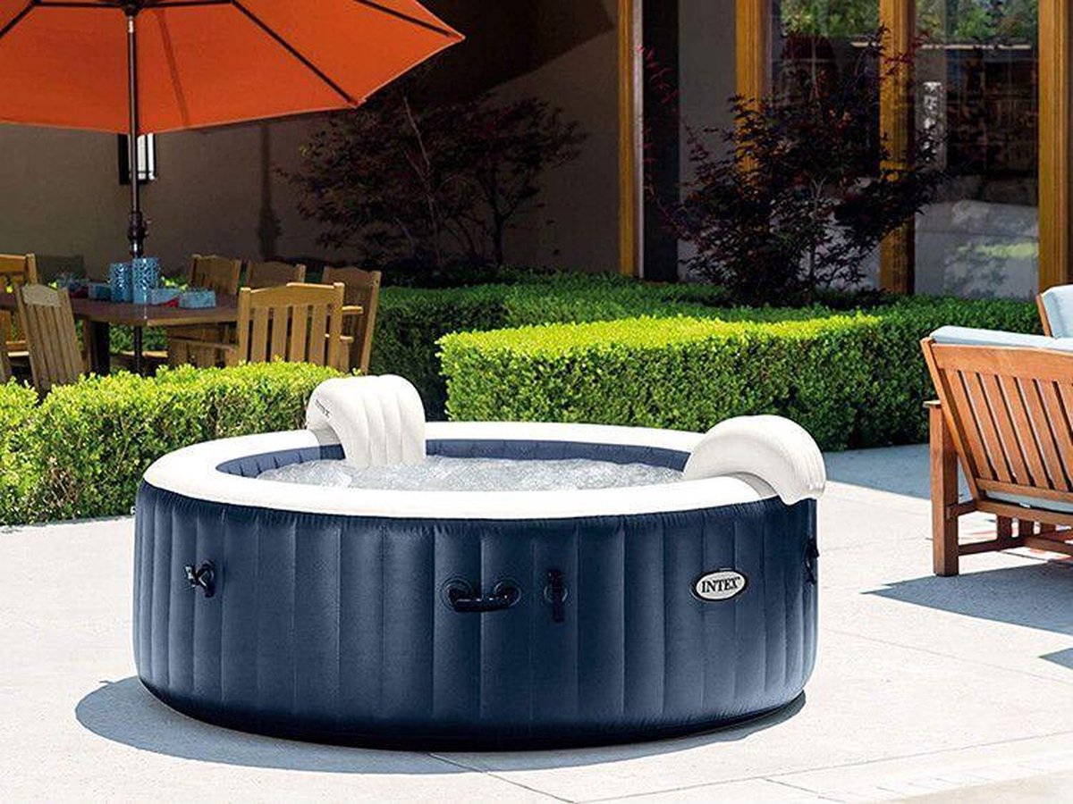   PureSpa Navy Bubbel Opblaasbare Jacuzzi 4-persoons | Opblaasbare spa